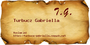 Turbucz Gabriella névjegykártya